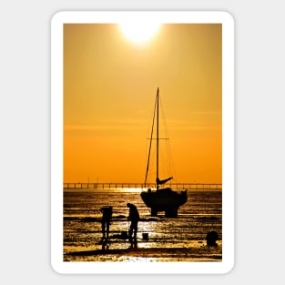 Thorpe Bay Sunset Southend on Sea Essex Sticker